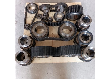 C4-58.5N CL06-19.5W 齒形鏈條配套鏈輪定制有對鍵 帶凸臺 絲扣