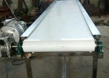 白色皮帶輸送機(jī) 材質(zhì)PU，耐高溫，耐腐蝕酸堿